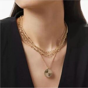 Ana Luisa Michelle Layered Chain Necklace